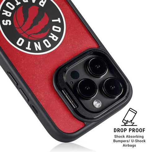 NBA Toronto Raptors Distressed iPhone 15 Pro Max Kickstand Case